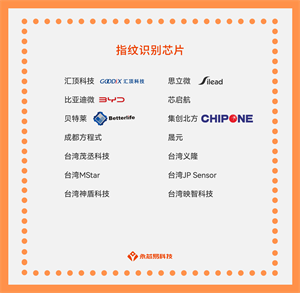 國產(chǎn)指紋識別芯片公司有哪些？