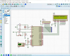 電路技術！基于51單片機DTH11溫濕度測量儀protues仿真設計